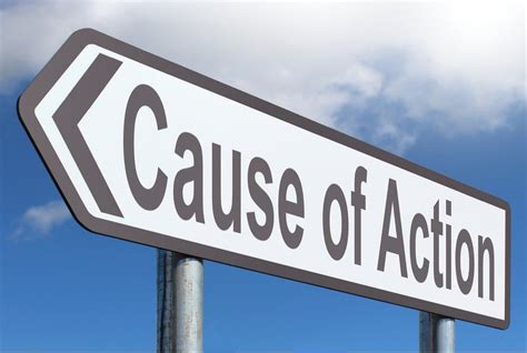 Cause Of Action Free Of Charge Creative Commons Highway Sign Image