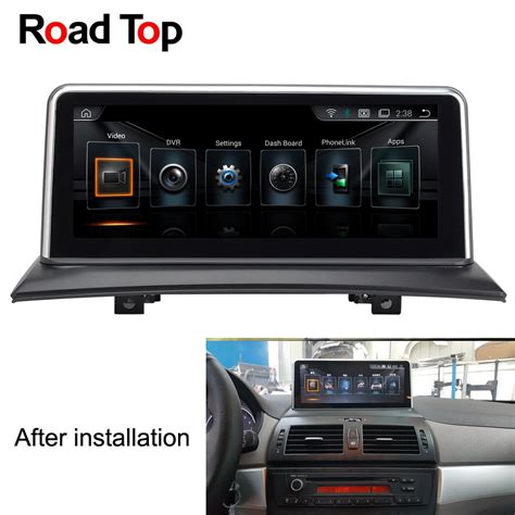 Business cd radio aux in. 10.25" Android Car Bluetooth Radio GPS Navigation Head Unit Screen Monitor for BMW X3 E83 2004-2010