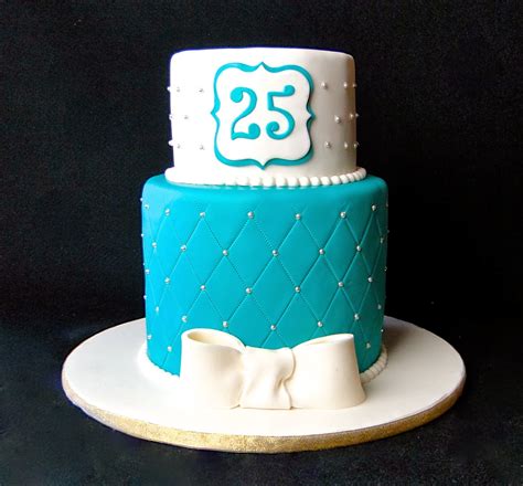 Baking Maniac Elegant 25th Birthday Cake