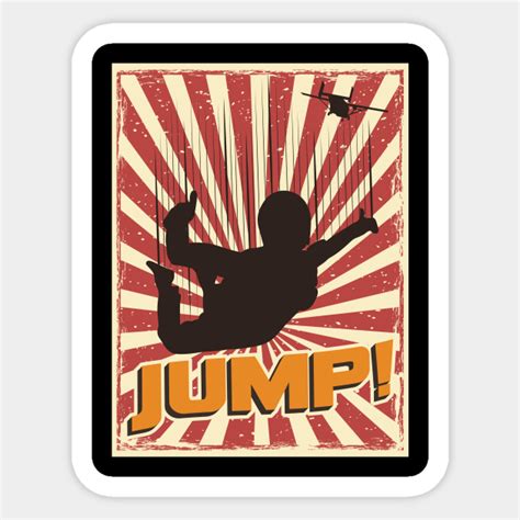 Skydive T For A Passionate Skydiver Skydive Sticker Teepublic