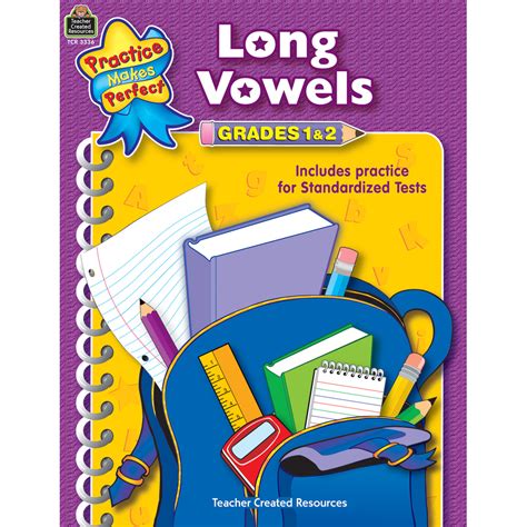 Long Vowels Grades 1 2 Tcr3336 Teacher Created Resources