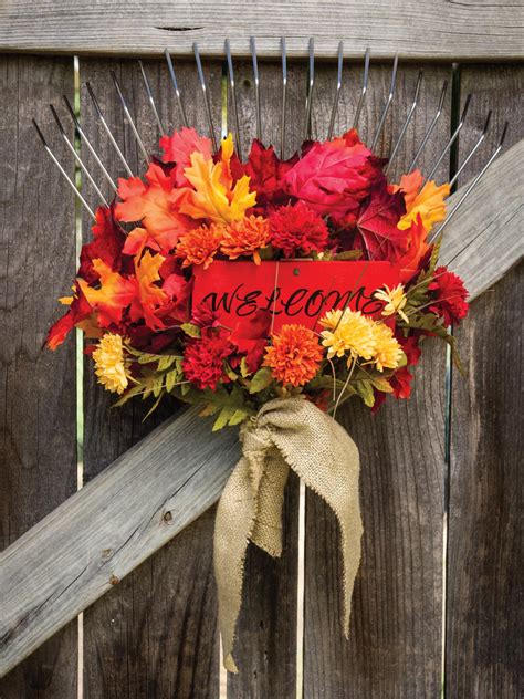 This autumn, play up the natural scenery right outside your door by decorating your front porch. 10 Fall Door Decorations That Aren't Wreaths | HGTV's ...