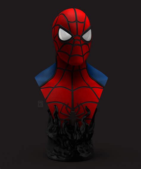 Artstation Spider Man Bust