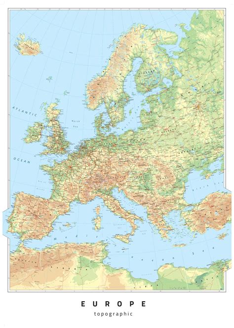 Europe Topographic