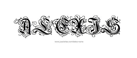 Make alexis female name tattoo. Alexis Name Tattoo Designs