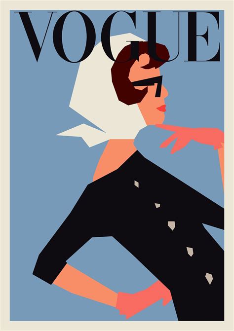 Vogue Color Poster Pop Culture Posters 20 Off Vintage Poster