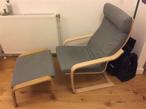 Ikea Poang Armchair With Matching Footrest In London Gumtree