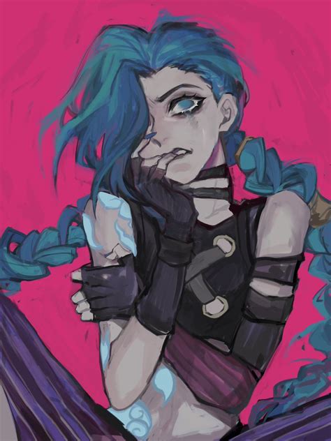 Jinx League Of Legends Image By 8h Kt 3641660 Zerochan Anime Image