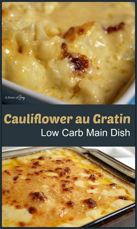 Cauliflower Au Gratin Low Carb