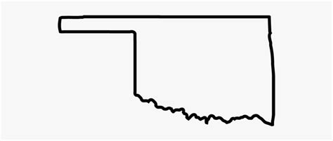 Oklahoma Outline Clipart Oklahoma State Outline Transparent