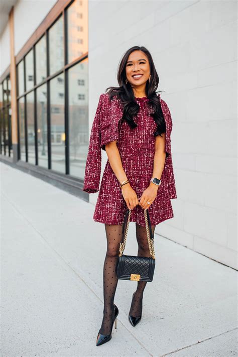 Sparkle Office Holiday Party Outfit Idea Color And Chic