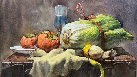 Watercolor Still Life Painting Demonstration Youtube