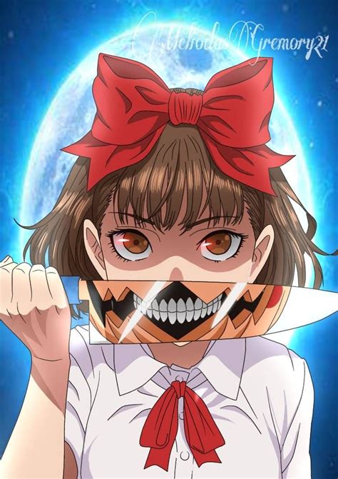 Naoko Kirino Japanese Horror Aesthetic Anime Pumpkin