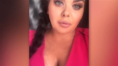 Scarlett Moffatt Shows Off Cleavage And A Cheeky Hint Of Leopard Print Bra As She Thanks Nhs For