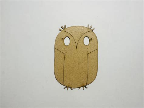 Laser Cut Owl Wooden Cutout Unfinished Craft Svg Dxf Cdr Ai Pdf Free