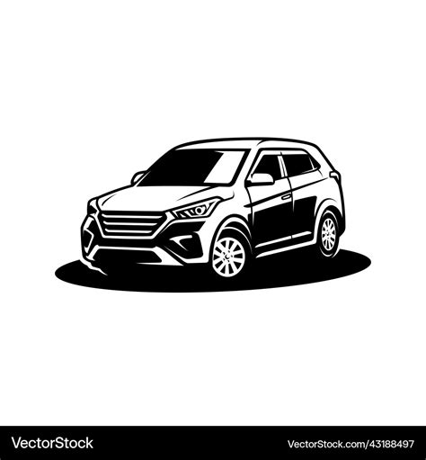 Suv Car Logo Royalty Free Vector Image Vectorstock