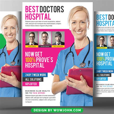 Medical Doctor Hospital Psd Flyer Template Wowjohn