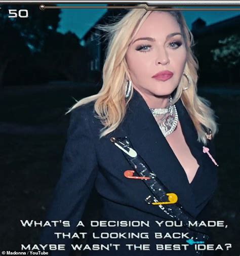 Madonna Says Her Current Obsession Is Sex And Regrets Both Her