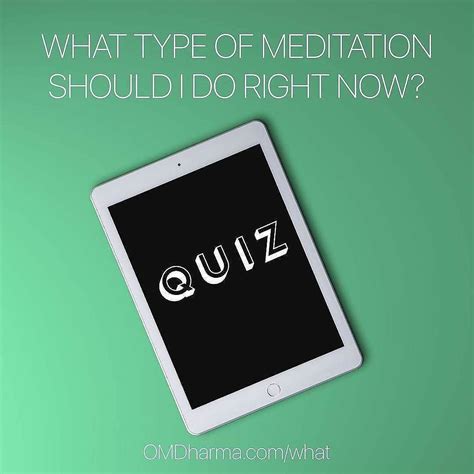 Repost Oneminddharma Take Our Quiz To See What Kind Of Meditation May