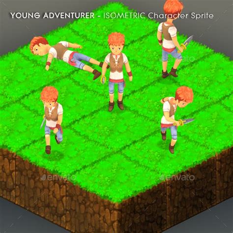 Adventurer Game Sprites And Sheet Templates From Graphicriver
