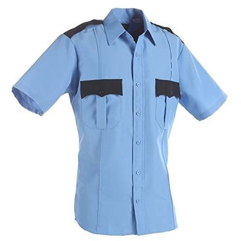 Cotton Blue Security Guard Shirt Size S Xxl At Rs 150piece In Hapur