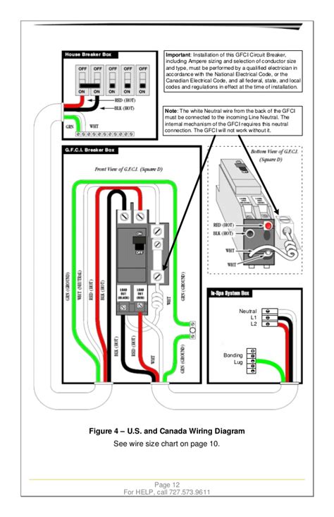 Gfci circuit breakers last longer than gfci outlets and are a good idea if you do not test your gfci outlets on a regular basis. Square D Hot Tub Gfci Breaker Wiring Diagram