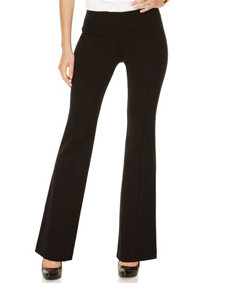 Inc International Concepts Petite Curvy Fit Pull On Bootcut Ponte Pants