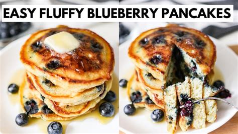How To Make Blueberry Pancakes From Scratch Homemade Pancakes Recipe