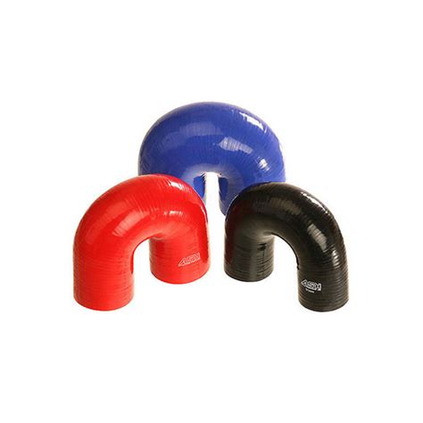 ash 180 degree silicone silicon elbow hoses bend rubber coolant radiator pipe