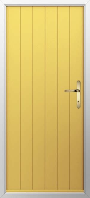 Solidor Flint Solid Timber Composite Door In Buttercup Yellow