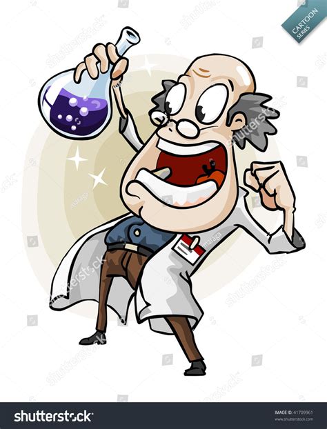 Scientist Invention Detailed Cartoon Vector Series เวกเตอร์สต็อก ปลอด