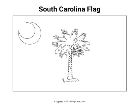 Free Printable South Carolina Flag Coloring Page Download It At