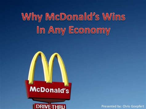Why Mcdonalds Wins In Any Economy