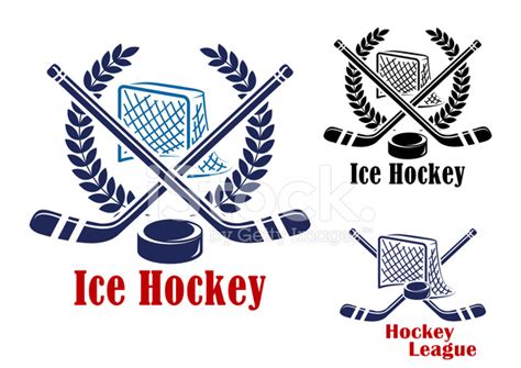 Ice Hockey Symbol Stock Photo Royalty Free Freeimages
