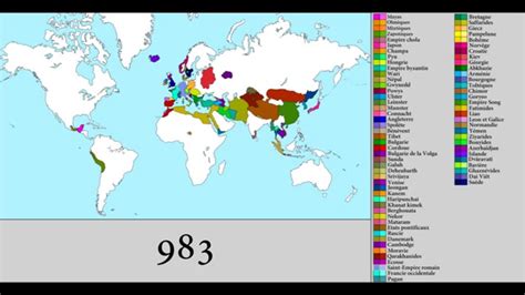 Map Of The World Year 1000 88 World Maps