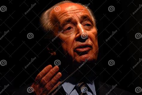 Shimon Peres 9th President Of Israel Editorial Photography Image Of