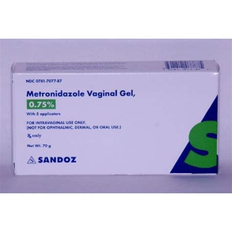 Metronidazole Vag Gel 075 Rx Products