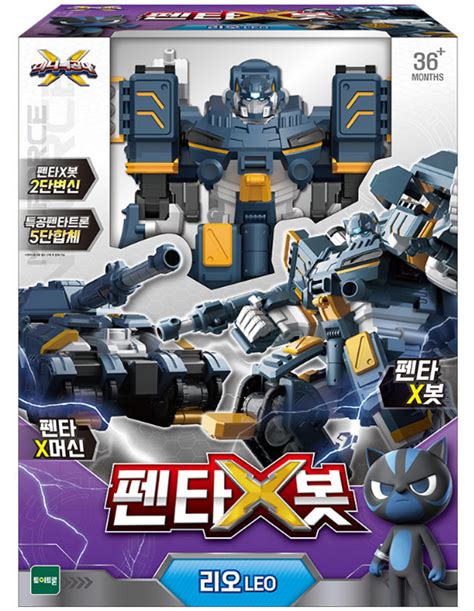 Miniforce Volt Penta X Bot Transformer Toy Car Robot Blue Toytron