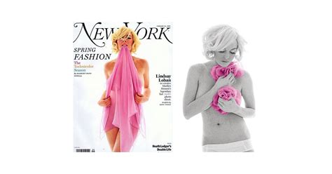 Lindsay Lohan Posing Naked As Marilyn Monroe Popsugar Celebrity