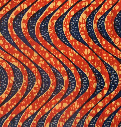 Boldly Colored African Wax Print Fabric From Ghana African Wax Print