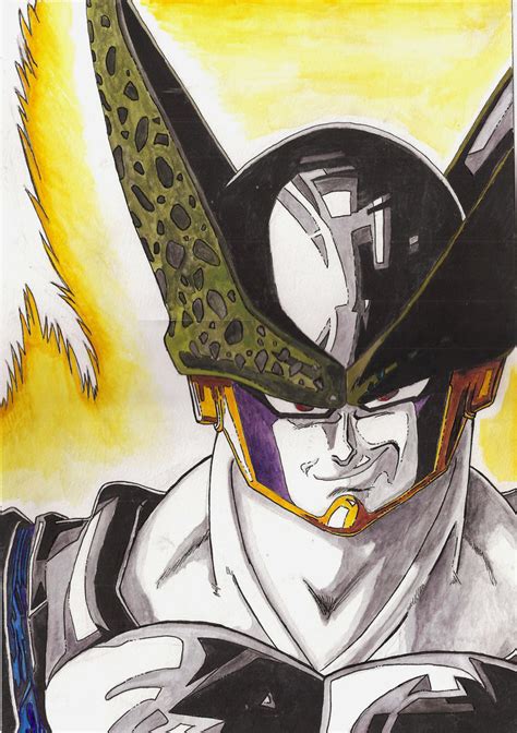 What episode did gohan defeat cell? Dragon Ball Z Cell: Watercolor by Jared393 on DeviantArt