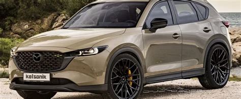 2022 Mazda Cx 5 Rendered With Black Accents Lowered Suspension And
