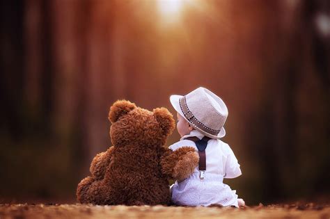 teddy bear with girl wallpapers wallpaper cave