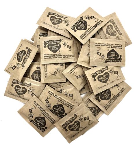 Bee My Honey Pure Granulated Honey Packets Individual Honey Crystal