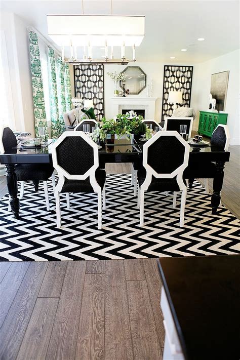 Timeless black white dining room designs for glamorous ambiance. Utah Valley Parade of Homes | White dining room decor ...