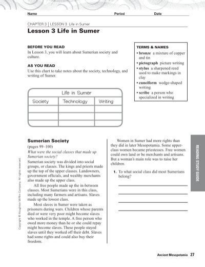 Reading Study Guide 28 Re