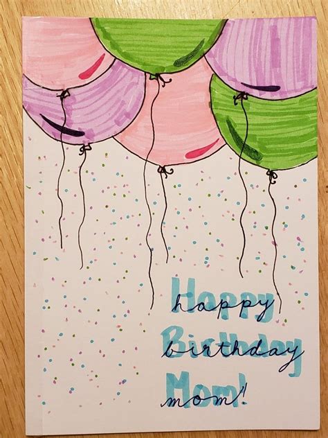 Birthday Card Drawing Ideas For Mom Warehouse Of Ideas