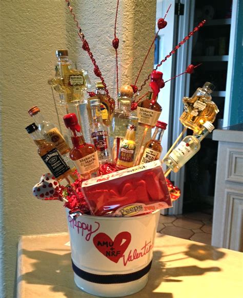 40 easy diy valentine's gifts that are literally made with love. Need a Valentine's Day Gift Idea? Try a Booze Bouquet ...