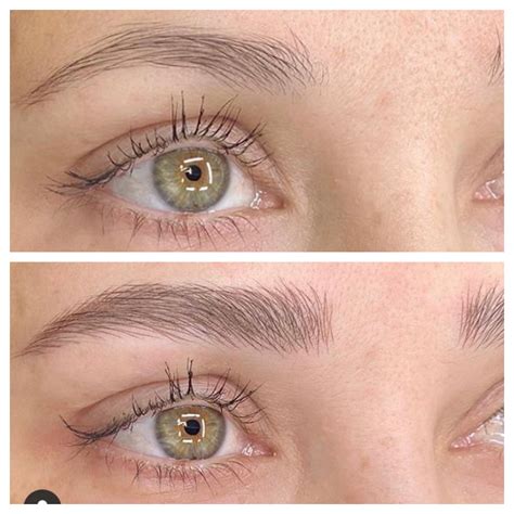 Beforeafter Blonde Microblading Eyebrows Blonde Blonde Microblading