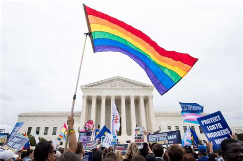 lgbtq activists celebrate victory in supreme court s anti discrimination ruling